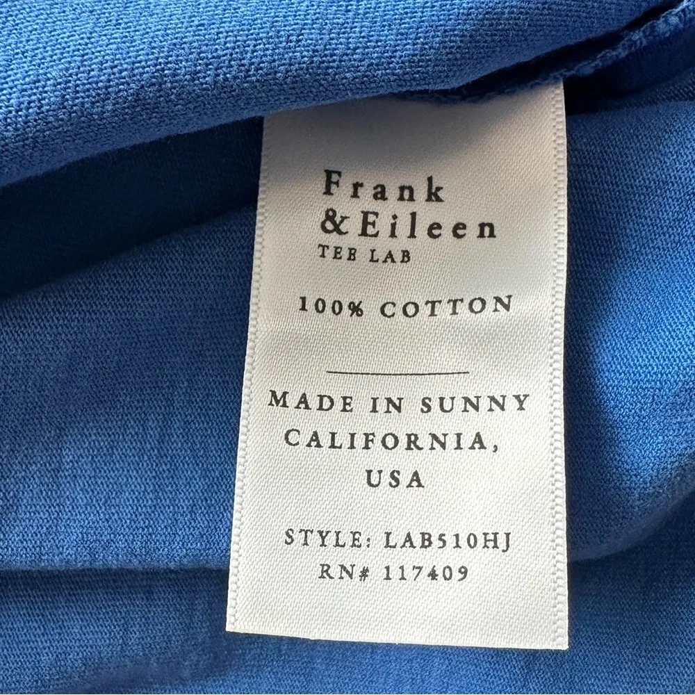 Frank & Eileen NWD Patrick Popover Henley Women’s Blue Size XS - Picture 5 of 6